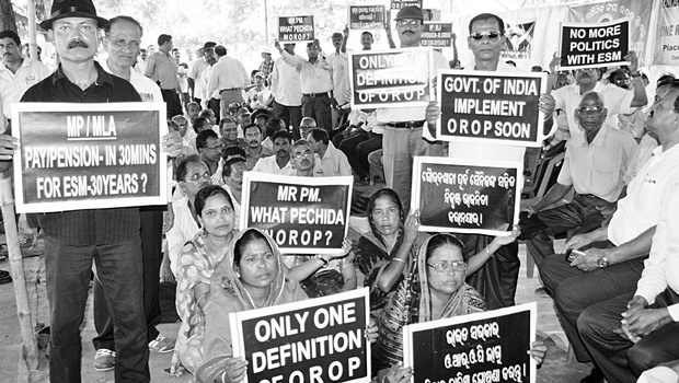 Odisha Ex-servicemen Join OROP Stir. AMF NEWS