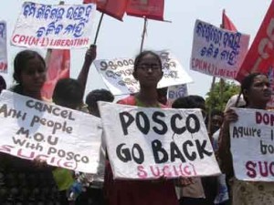 Posco Protest in ODISHA. AMF NEWS