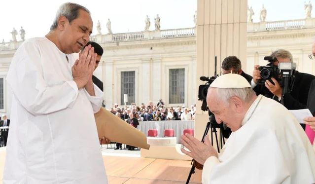 CM Naveen Patnaik, meets Pope Francis in the Vatican_AMF NEWS