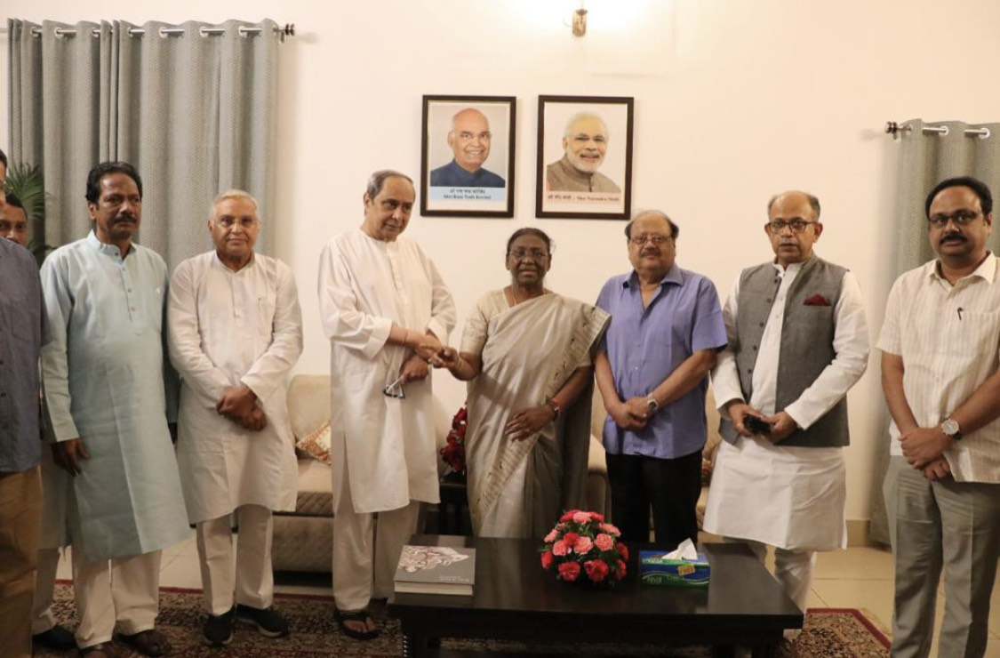 Meeting Droupadi Murmu, the Daughter of Odisha now President, by Naveen Patnaik_AMF NEWS