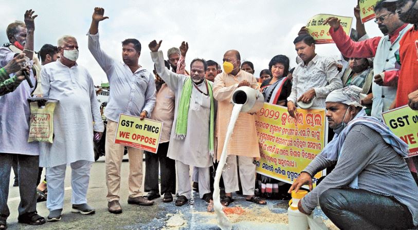 Odisha: Milk producers call for the repeal of the GST on dairy goods_AMF NEWS