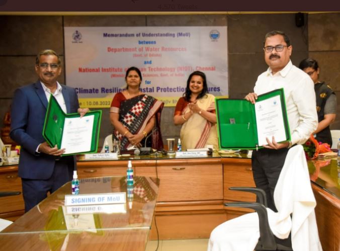 Government of Odisha Signs Agreement With National Institute of Ocean Technology for Coastline Protection_AMF NEWS