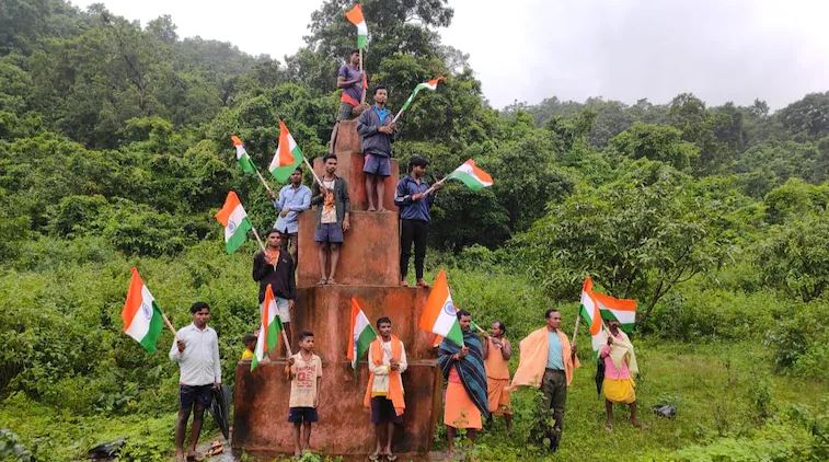 Tiranga soars above a Maoist stronghold in Malkangiri, Odisha_AMF NEWS