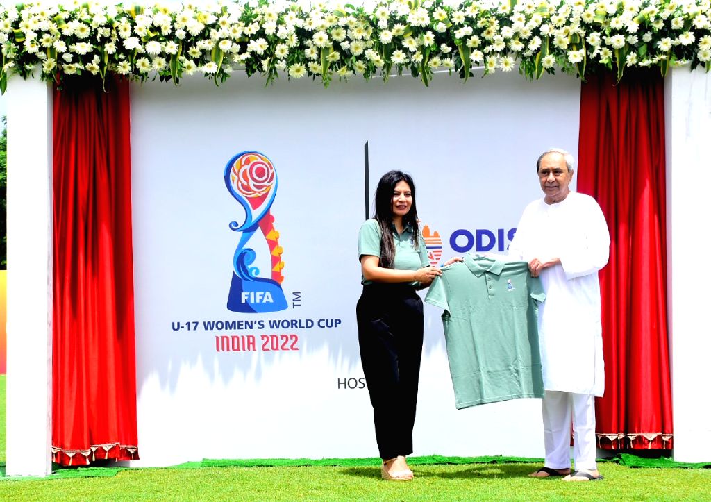 Odisha Chief Minister Patnaik unveils Bhubaneswar's host city logo for the FIFA U-17 Women's World Cup_AMF NEWS