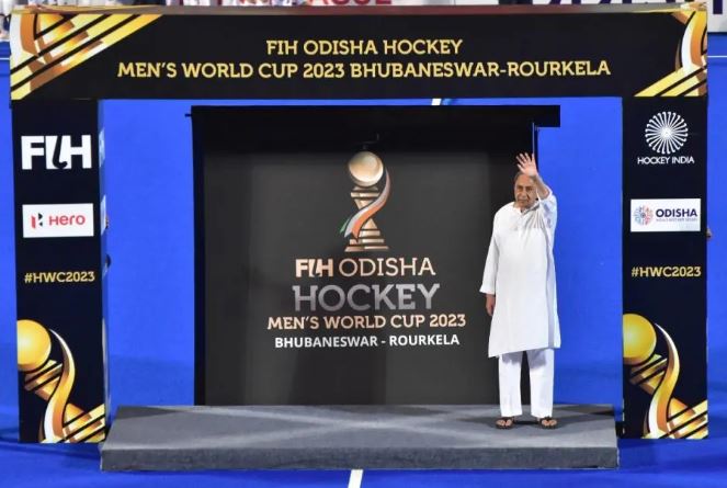 Odisha Chief Minister Naveen Patnaik kicks off the FIH Odisha Hockey Men's World Cup 2023 Trophy Tour in Bhubaneswar_AMF NEWS