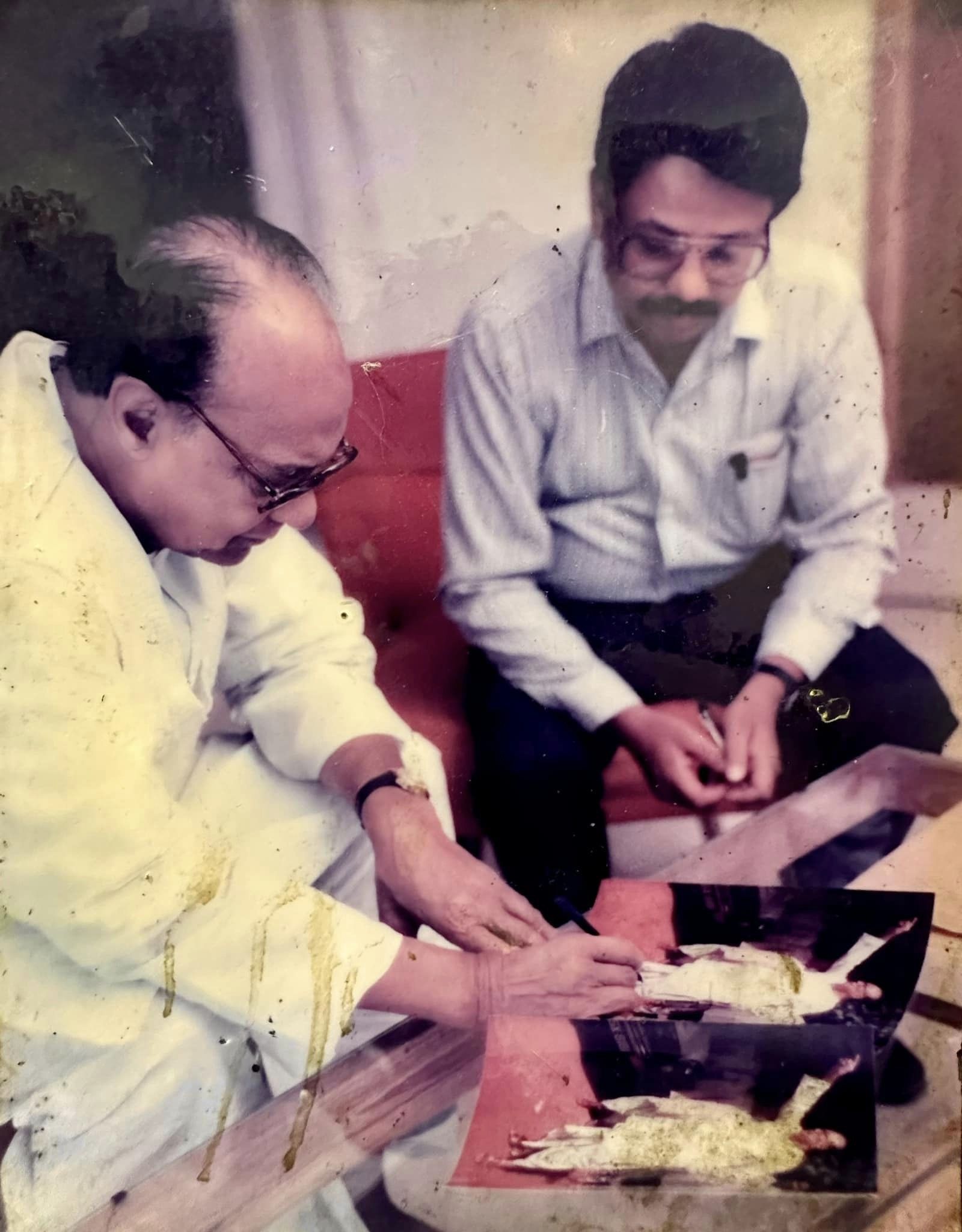 Biju Patnaik with Prasanta Patnaik_AMF NEWS