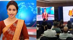 India's first regional AI-powered virtual news anchor in Odisha, Lisa, makes her debut on a local news channel_AMF NEWS