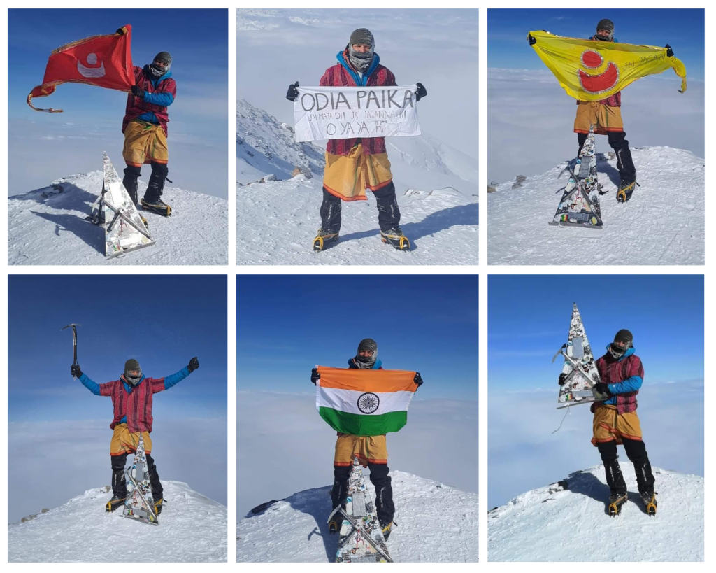 Odisha Resident Sidharth Routray Scales Europe's Tallest Peak, Mount Elbrus_AMF NEWS