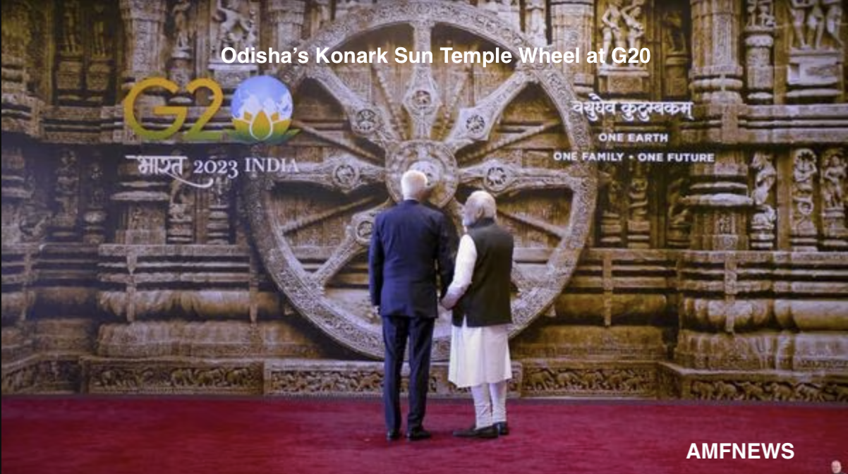 Odisha’s Konark Sun Temple Wheel at G20_AMF NEWS