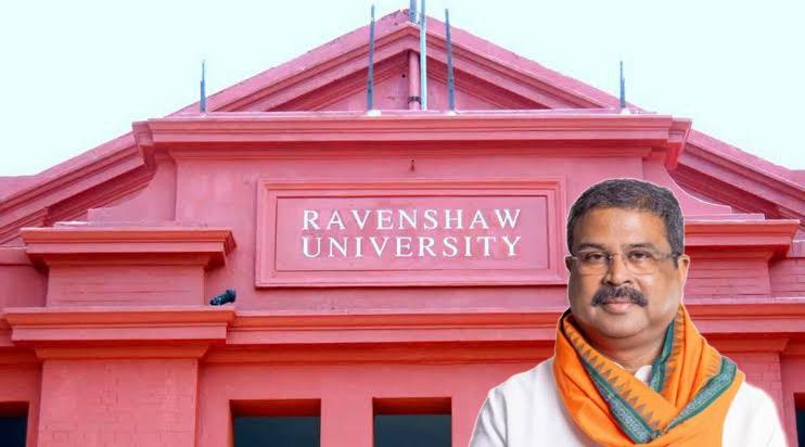 Union Education Minister Shri Dharmendra Pradhan Sparks Debate on Ravenshaw University's Name_AMF NEWS