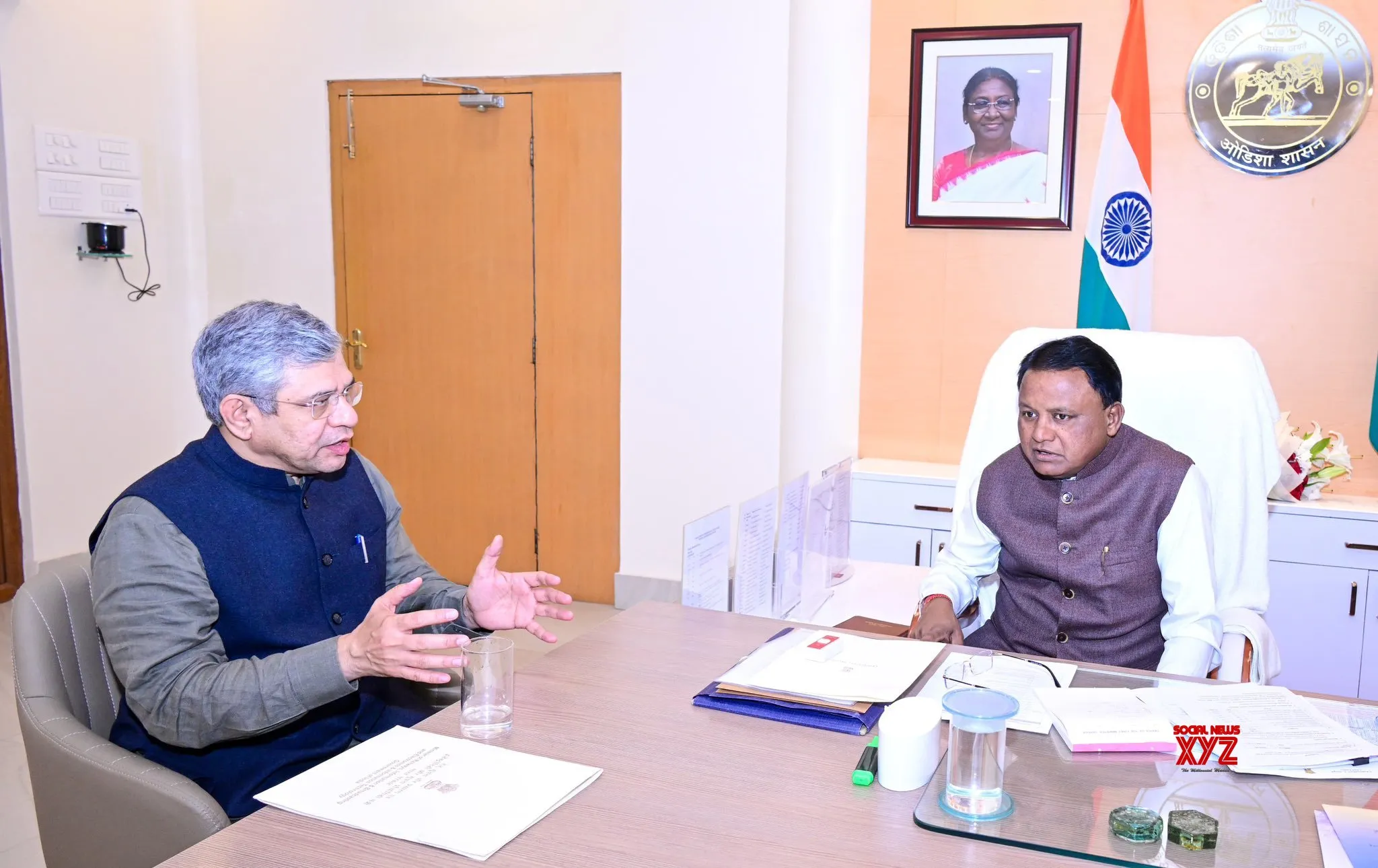 Union IT Minister Ashwini Vaishnaw and CM Mohan Majhi Discuss Transforming Odisha Into a Mega IT and Railway Hub_AMF NEWS