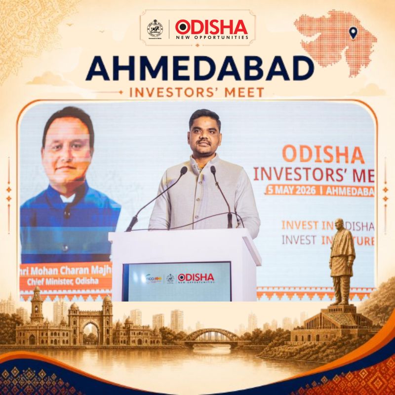 Industries Minister of Odisha at Investor Meet Odisha 2026 at Ahmedabad_AMF NEWS
